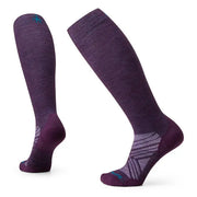 W SOCK M/ PURPLE CUSHION EXT STRETC